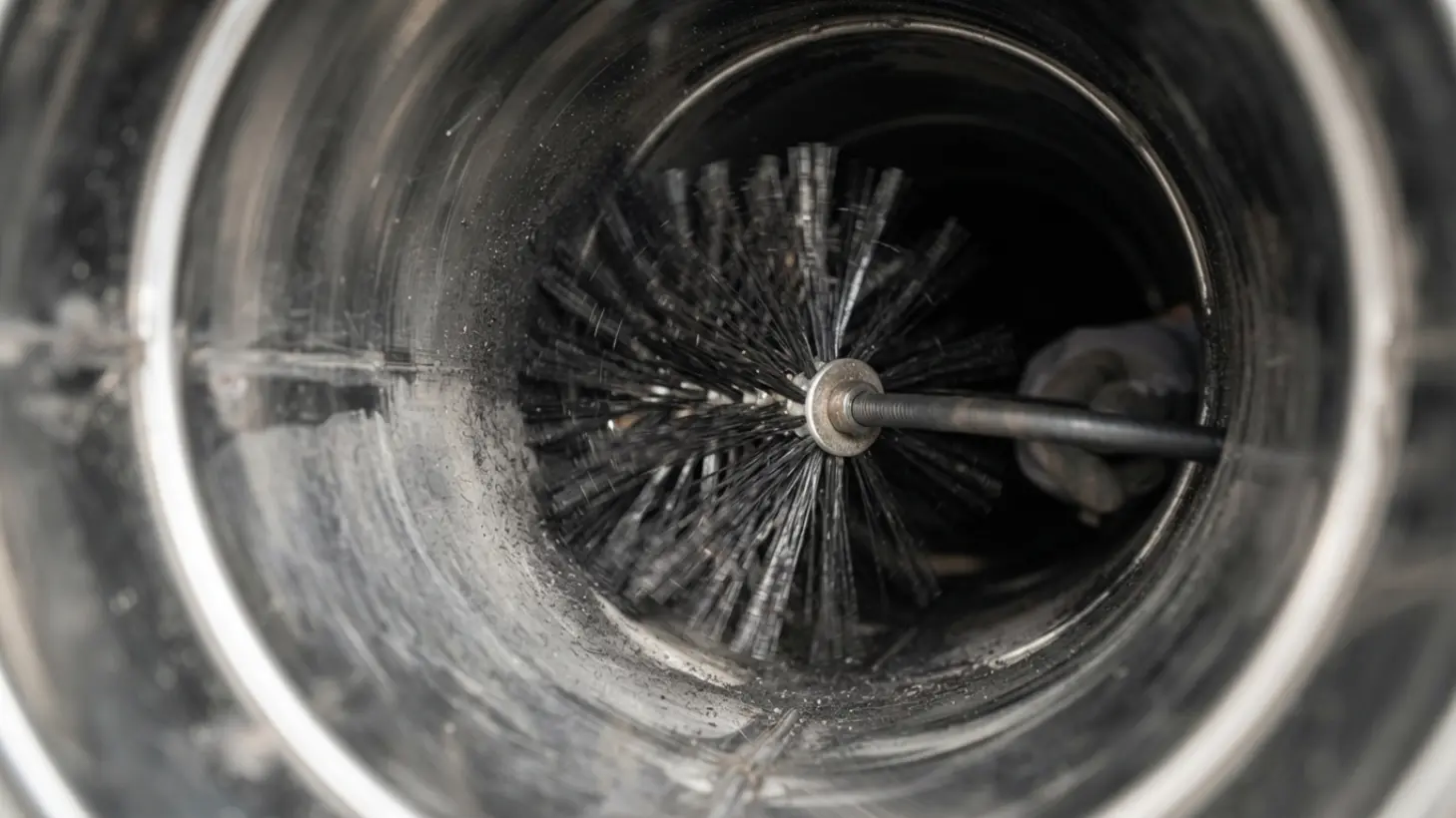 Guillaume Ramonage Ramoneur Concarneau Brosse Ramonage Rotatif Conduit Inox 1